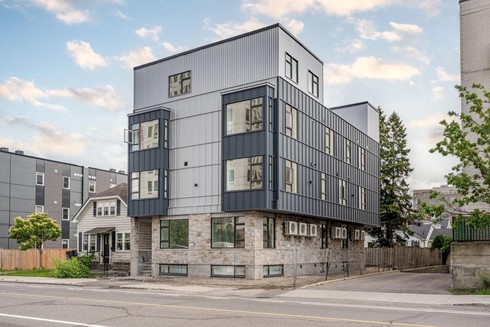 Modern ten-unit residential development on North River Road